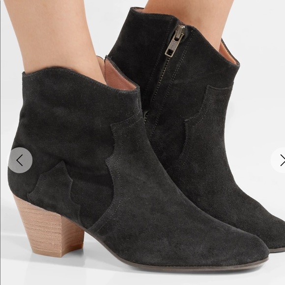 Black Isabel Marant Dicker Boots size 7 - Picture 1 of 7